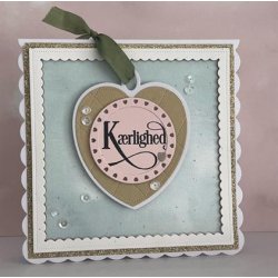 Danske Streger Die "Heart Tag - Krlighed"  