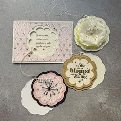 Danske Streger Die "Flower Tag - Forr"  
