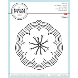 Danske Streger Die "Flower Tag - Forr"  