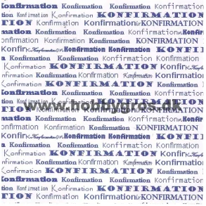Hobbygros Design: Konfirmation, Bl
