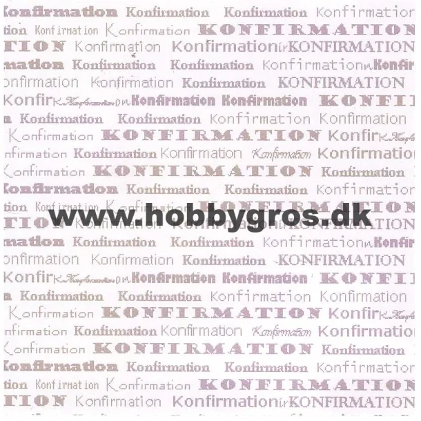 Hobbygros Design: Konfirmation, Gr 14 x 28 cm