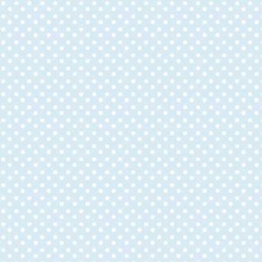 Hobbygros Design: Hvid-Lysebl Prik, 14 x 28 cm