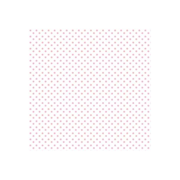 Hobbygros Design: Rosa-Hvid Prik 