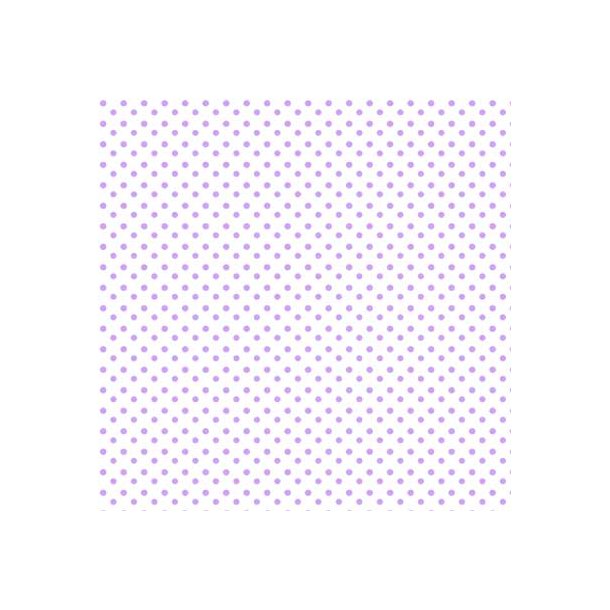 Hobbygros Design: Lilla-Hvid Prik
