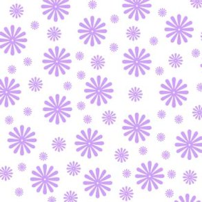 Hobbygros Design: Lilla Blomster, 14 x 28 cm