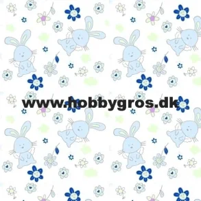 Hobbygros Design: Bl Kaniner, 14 x 28 cm
