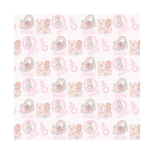 Hobbygros Design: Baby Girl, 14 x 28 cm