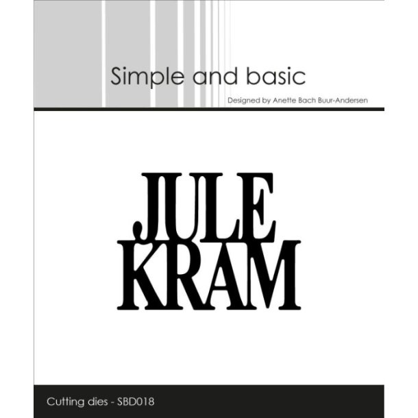 Simple and Basic Die "Julekram" SBD018