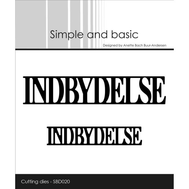 Simple and Basic Die "Indbydelse"  