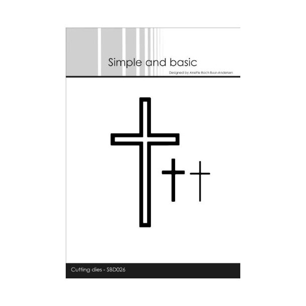Simple and Basic Die "Set of Cross - solid" 