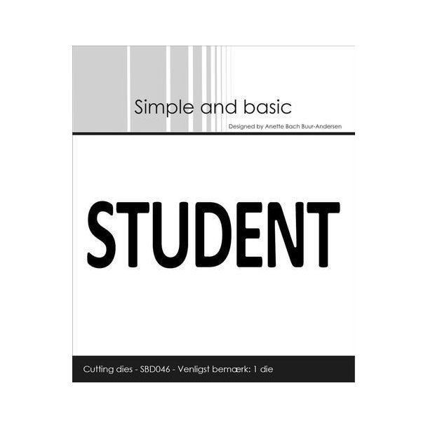 Simple and Basic Die "Student" 