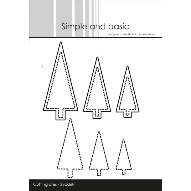 Simple and Basic Die "Christmas Trees" SBD060