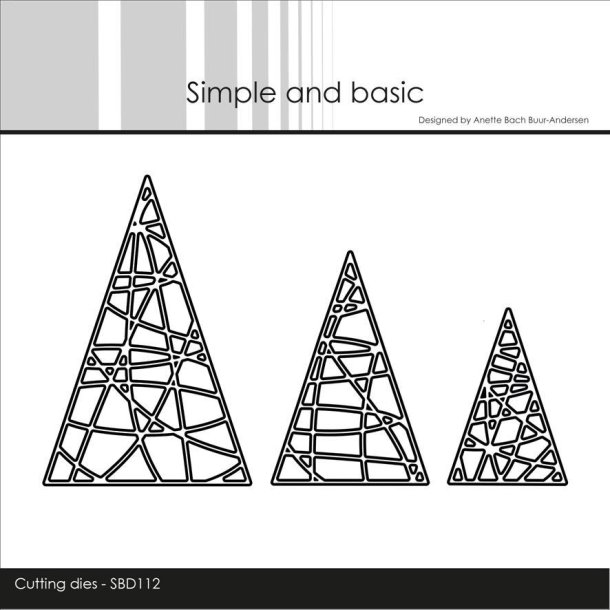 Simple and Basic Die "String Christmas Trees" SBD112