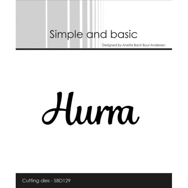 Simple and Basic Die "Hurra"  