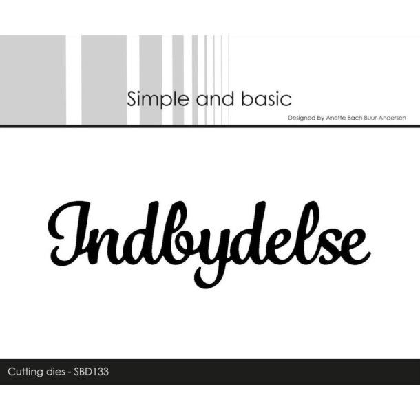 Simple and Basic Die "Indbydelse"  