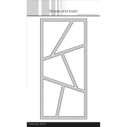 Simple and Basic Die "Slimcard - Wonky Windows" 