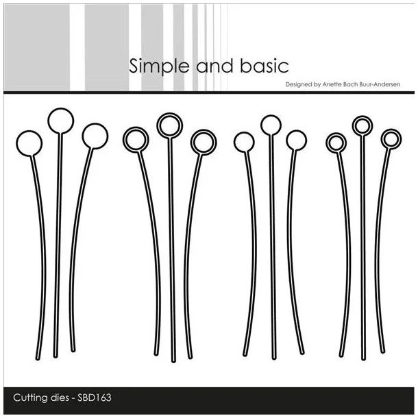 Simple and Basic Die "Decorative Dot Branches" 