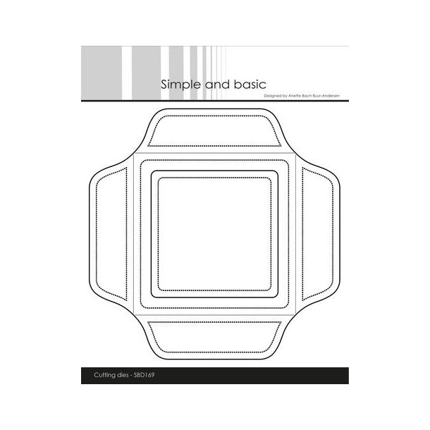 Simple and Basic Die "10x10 cm - Envelope" 