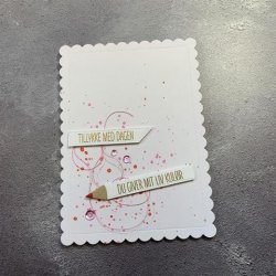 Simple and Basic Die "Crayons and Candles" 