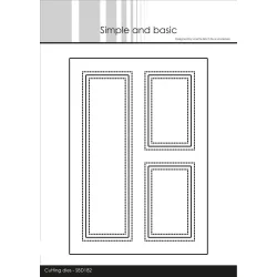 Simple and Basic Die "A6 - Card Front #3" 