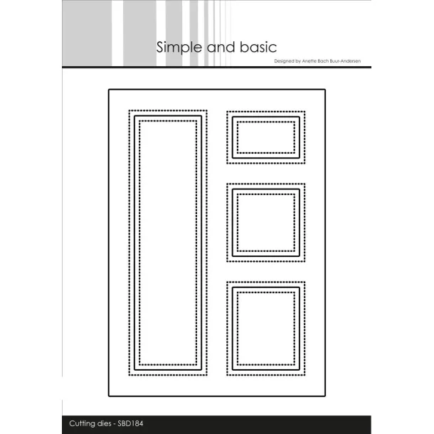 Simple and Basic Die "A6 - Card Front #5" 