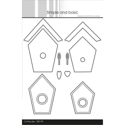 Simple and Basic Die "Bird Houses" 