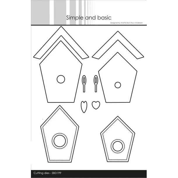Simple and Basic Die "Bird Houses" 