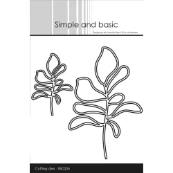 Simple and Basic Die "Branches - outline" 
