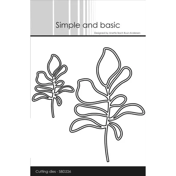 Simple and Basic Die "Branches - outline" 