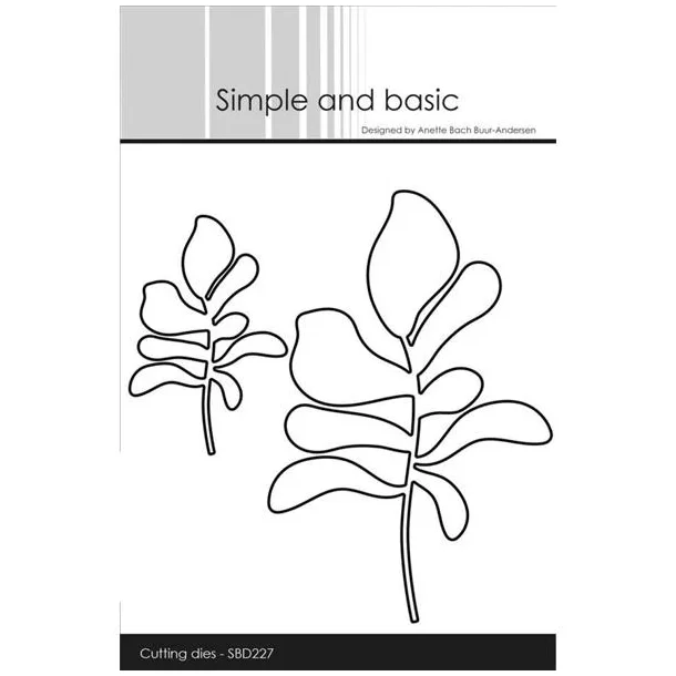 Simple and Basic Die "Branches - solid" 