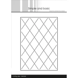 Simple and Basic Die "A6 - Quilted Background" 
