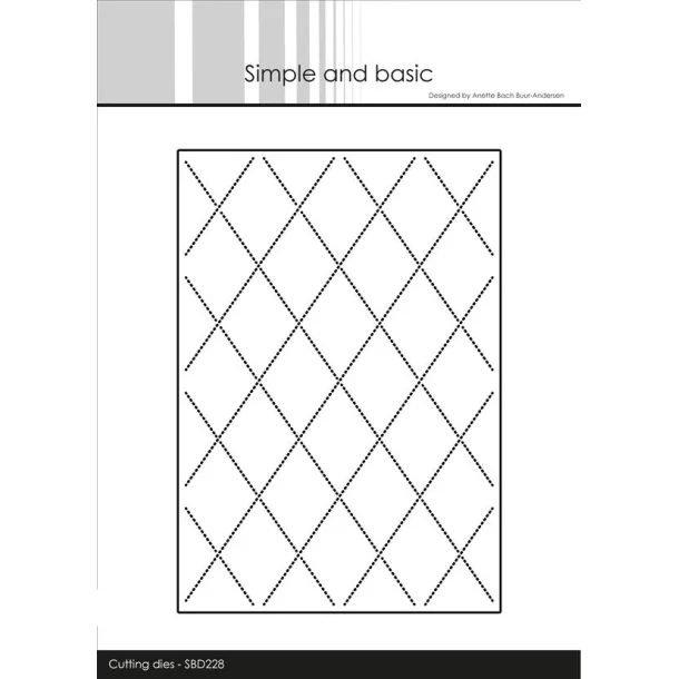 Simple and Basic Die "A6 - Quilted Background" 