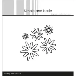 Simple and Basic Die "Fantasy Flower #1" 