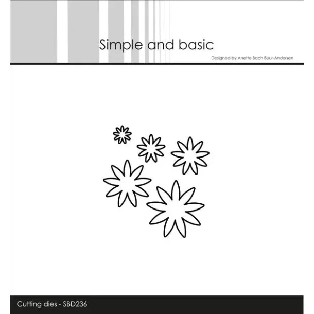 Simple and Basic Die "Fantasy Flower #2" 