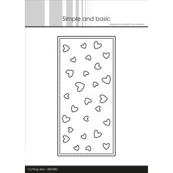 Simple and Basic Die "Mini Slim - Lots of Hearts" 