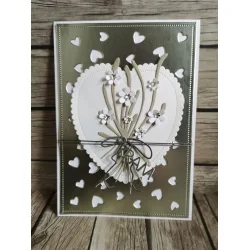 Simple and Basic Die "Bouquet of Leaves &amp; Bow" 