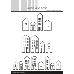 Simple and Basic Die "Town Houses" 