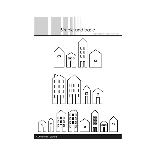 Simple and Basic Die "Town Houses" 