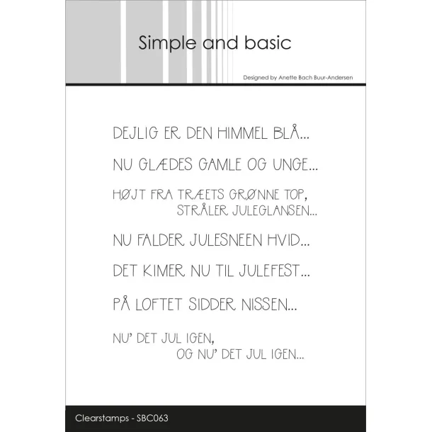 Simple and Basic: Stempel "Dansk Tekst"  
