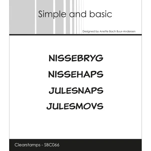 Simple and Basic: Stempel "Dansk Tekst"  