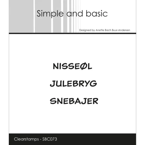 Simple and Basic: Stempel "Dansk Tekst"  