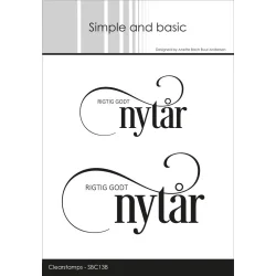 Simple and Basic: Stempel "Rigtig Godt Nytr"  
