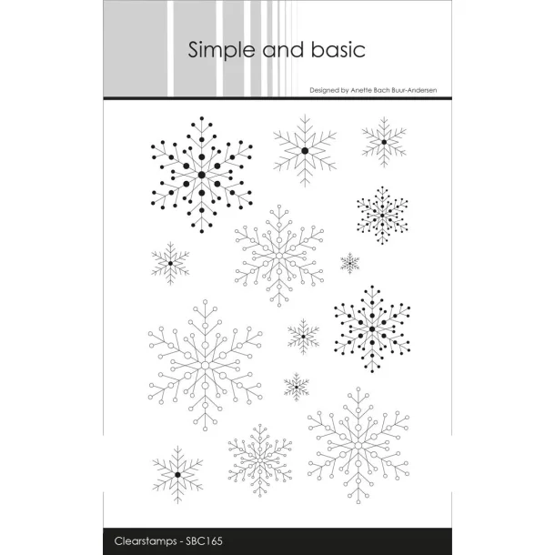 Simple and Basic: Stempel "Snowflake Background"  