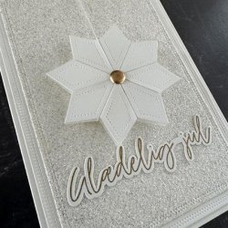 Simple and Basic: Stempel + Skyggedie "Gldelig Jul"  
