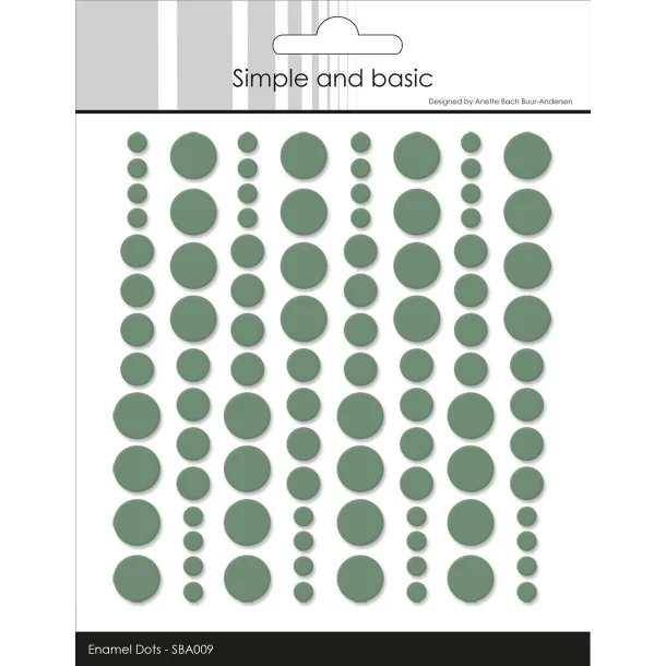 Simple and Basic: Enamel Dots "Eucalyptus" 