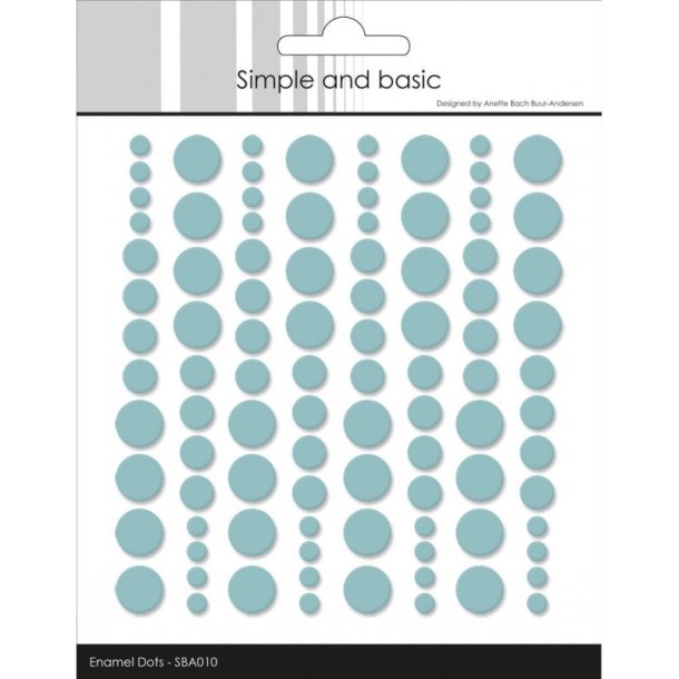 Simple and Basic: Enamel Dots "Mint" 