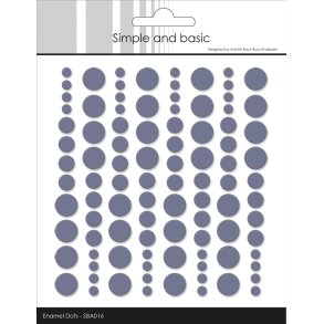 Simple and Basic: Enamel Dots 