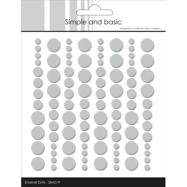 Simple and Basic: Enamel Dots "Cool Grey" 