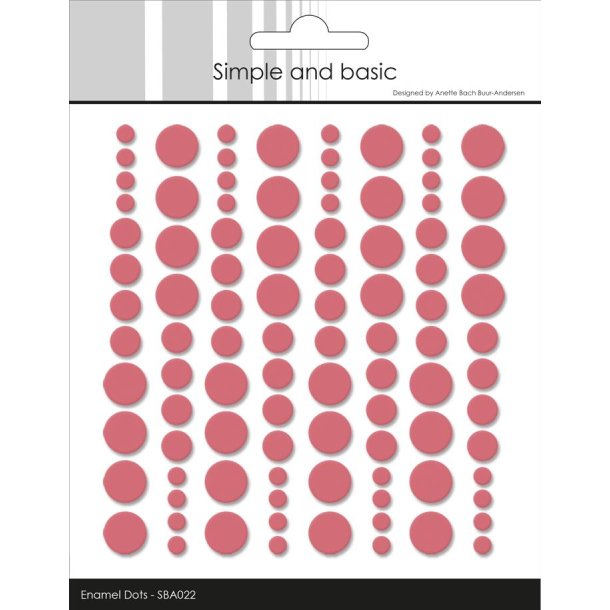Simple and Basic: Enamel Dots "English Rose" 