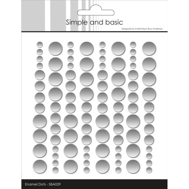 Simple and Basic: Enamel Dots "Metallic Silver - Matte" 
